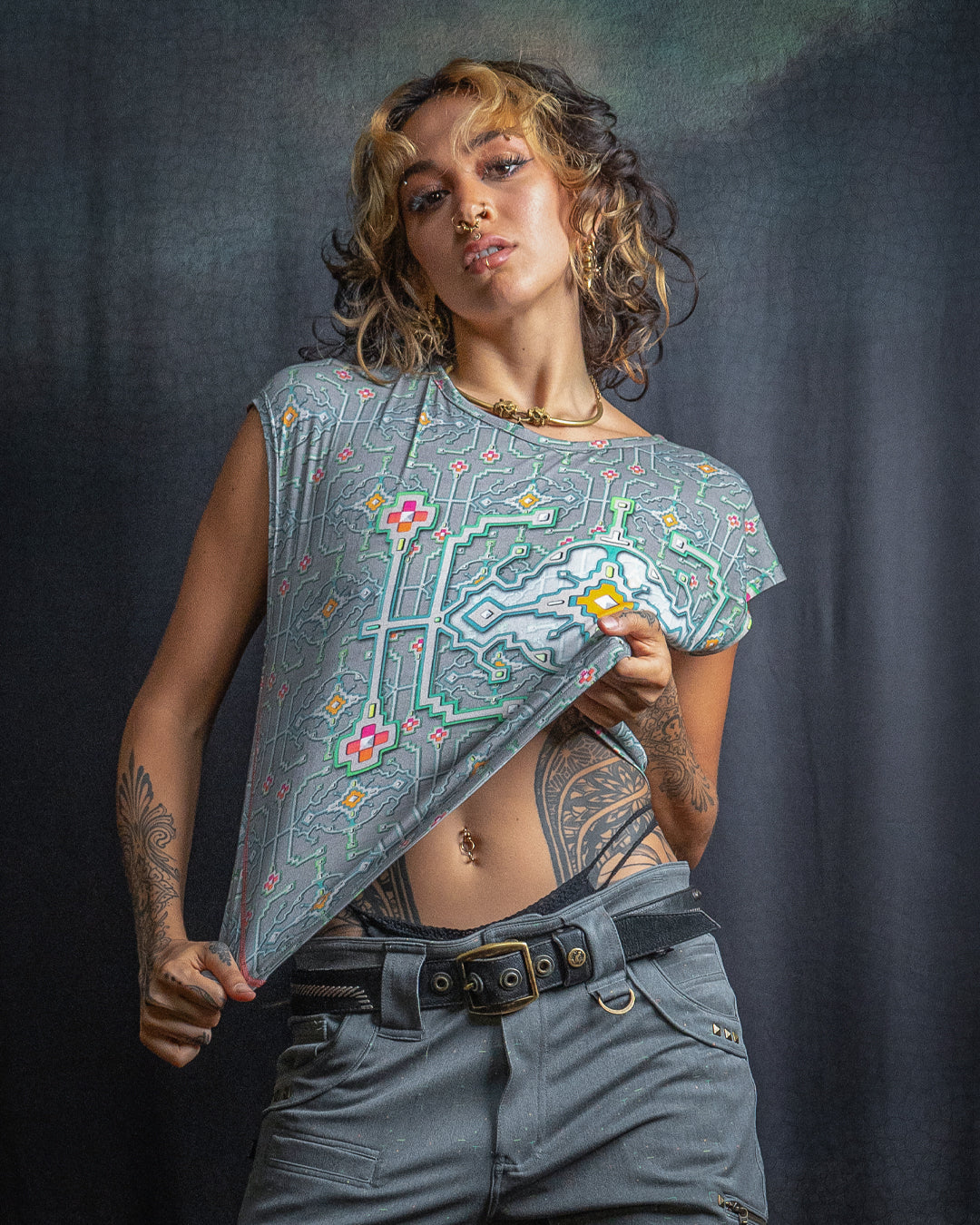 Woman T-Shirt Surfer / Bio Farms Bamboo - HUIRRRIKA